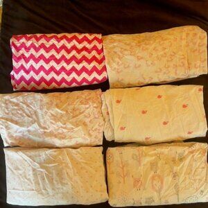 Pottery Barn crib/toddler bed sheets ($15 each or $75 for all)